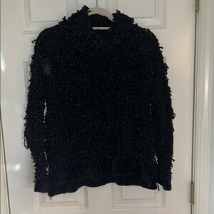 BB Dakota / South Moon Under Textured Black Cowlneck Sweater